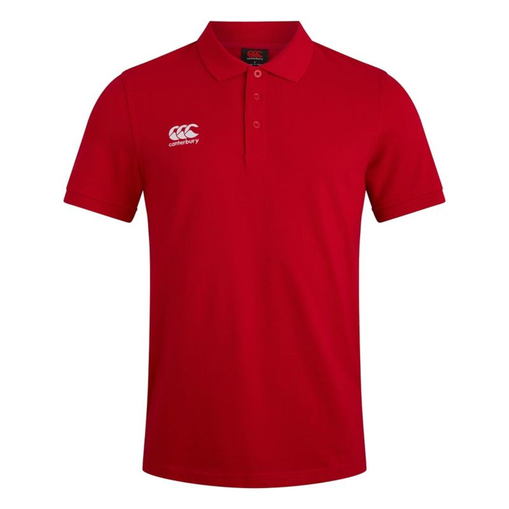 Canterbury Mens Waimak Polo Shirt / Flag Red